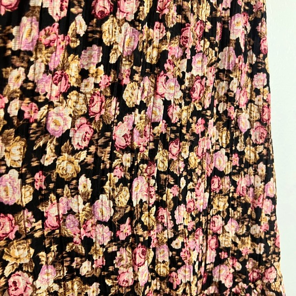 Boho Floral Maxi Skirt XS Small Coquette Ruffle H&M Cottage Fairy Whimsical - Picture 2 of 9